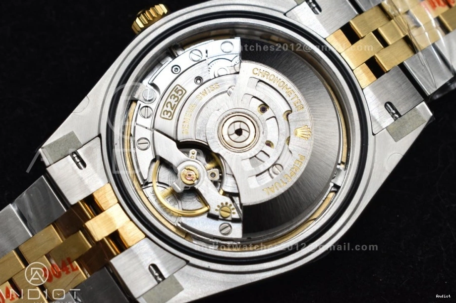 Bracelet DateJust Steel YG Dial on 1:1 YG 904L 126333 41 Stick SS VR3235 Jubilee Edition Clean Best 0307